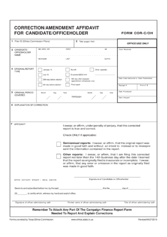 Affidavit Of Correction Fillable Printable Pdf Forms Handypdf The Best Porn Website