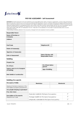 Coshh Risk Assessment Form Fillable Printable Pdf Forms Images