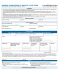 Medical Reimbursement Form Fillable Printable Pdf Forms