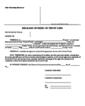 Release Of Deed Of Trust Lien Texas Edit Fill Sign Online Handypdf