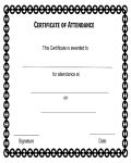 2024 Certificate Of Attendance Fillable Printable PDF Forms Handypdf