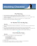 Wedding Checklist Template Fillable Printable Pdf Forms Hot Sex Picture