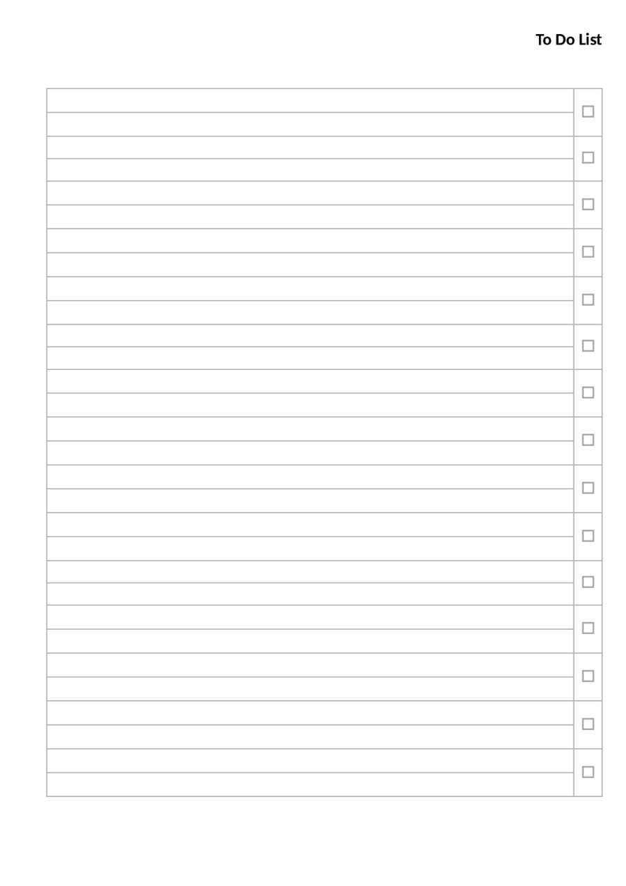 To Do List Template Fillable Printable Pdf Forms Handypdf Hot