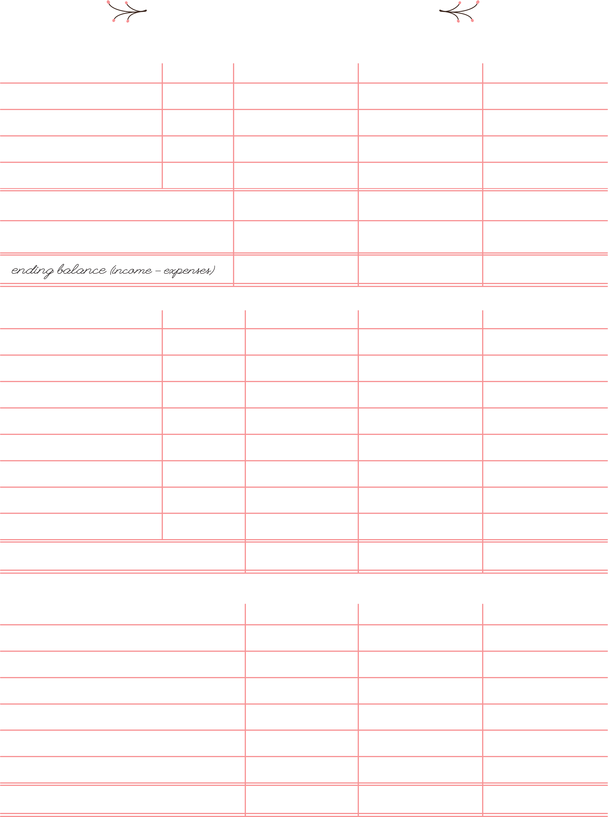 Blank Bi-Weekly Budget Worksheet - Edit, Fill, Sign Online | Handypdf