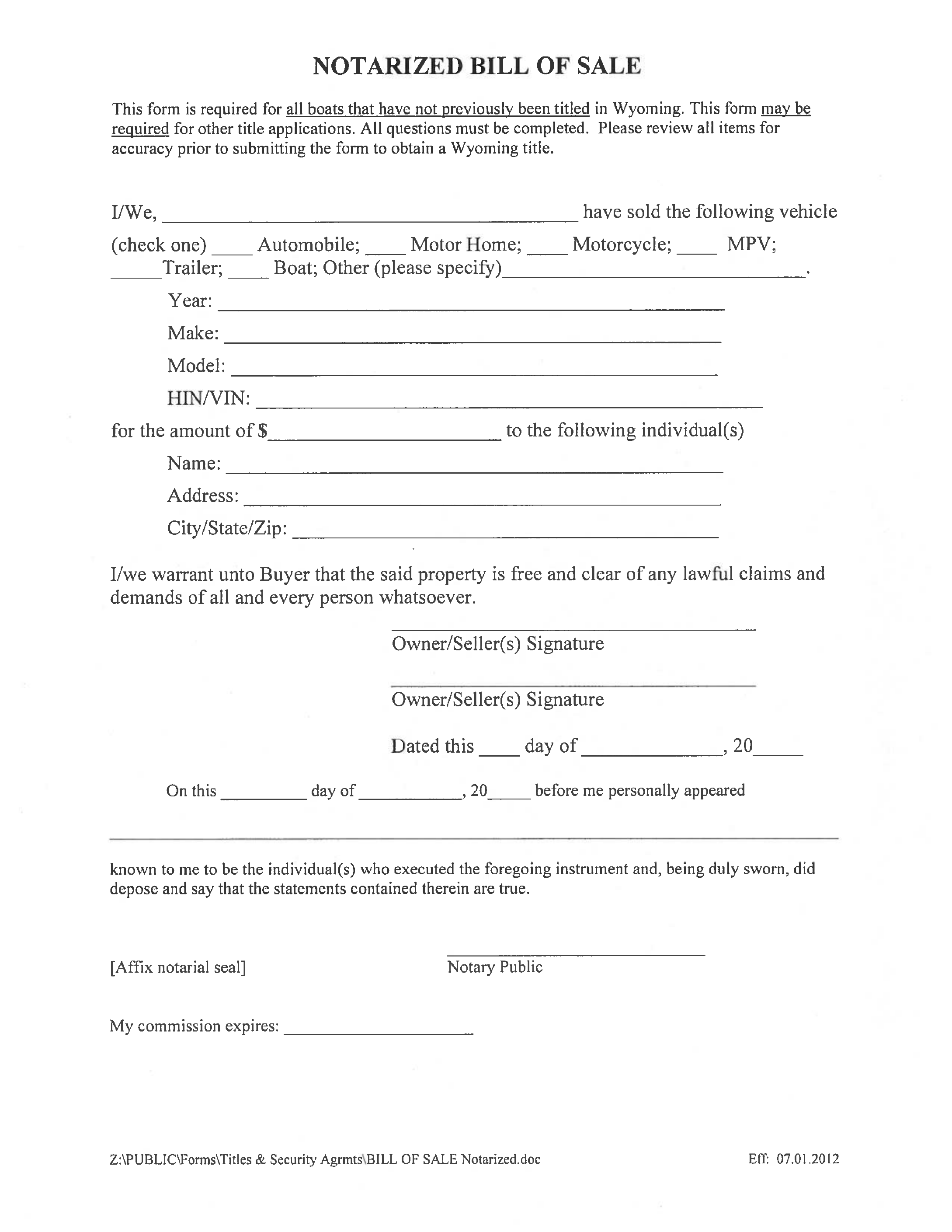 notarized-boat-bill-of-sale-form-wyoming-edit-fill-sign-online