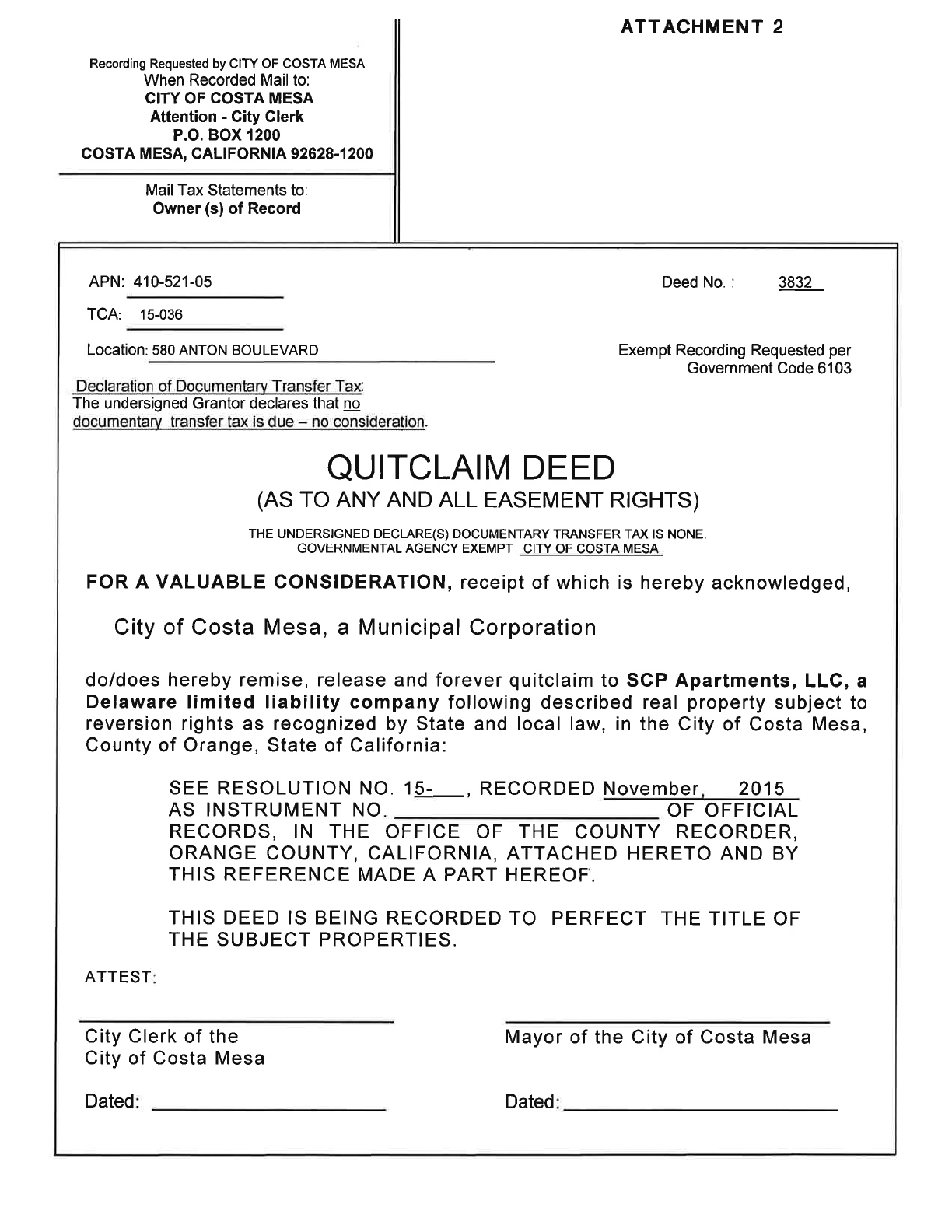 Quitclaim Deed Format California Edit Fill Sign Online Handypdf 2142