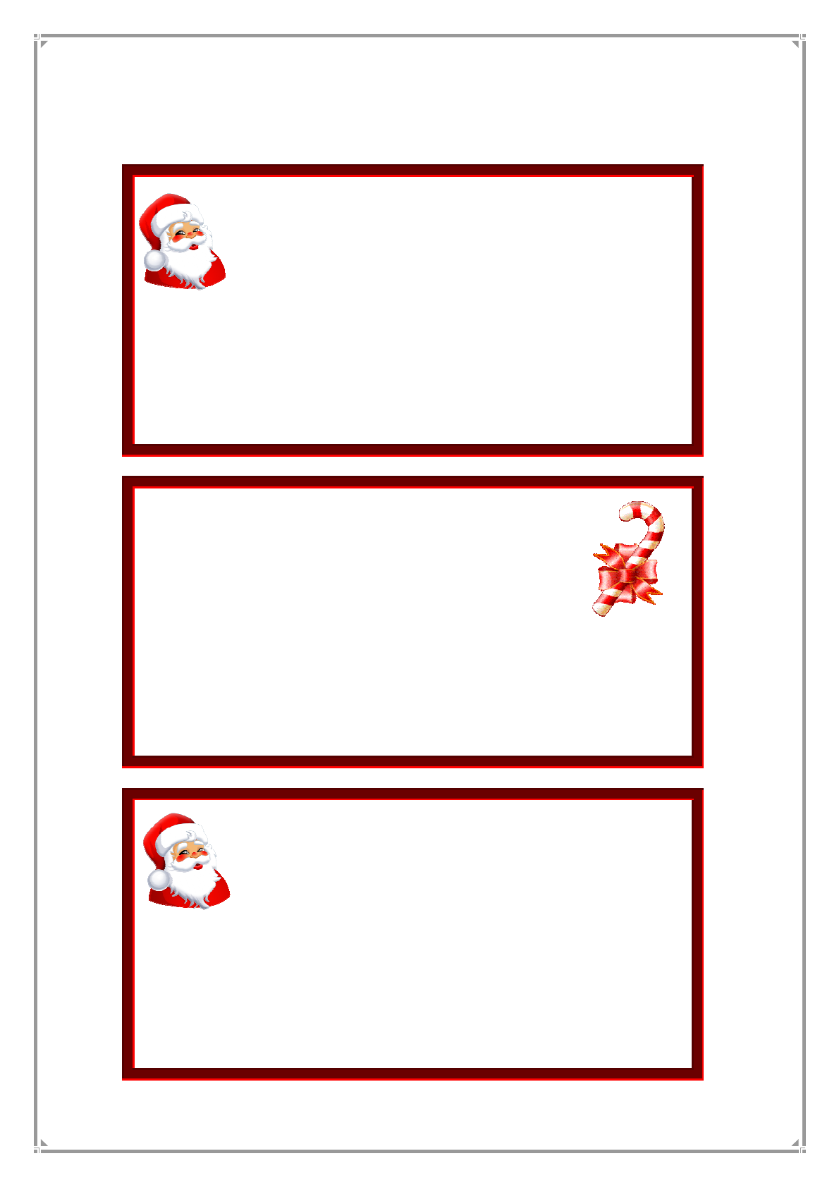 Donation Cards Template