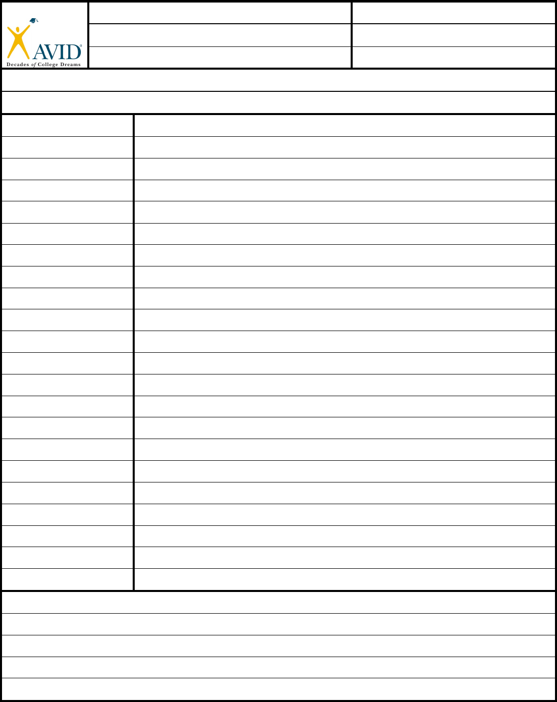 Cornell Notes Template (AVID) - Edit, Fill, Sign Online  Handypdf For Avid Cornell Note Template