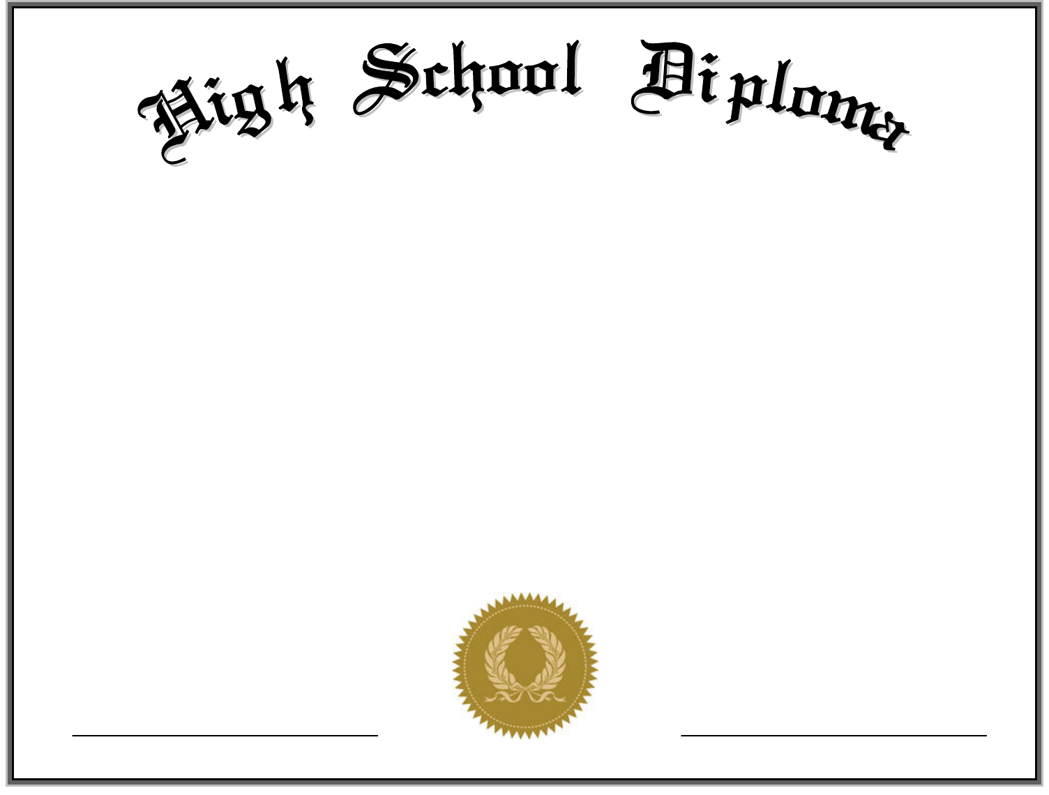 High School Diploma Edit Edit Fill Sign Online Handypdf