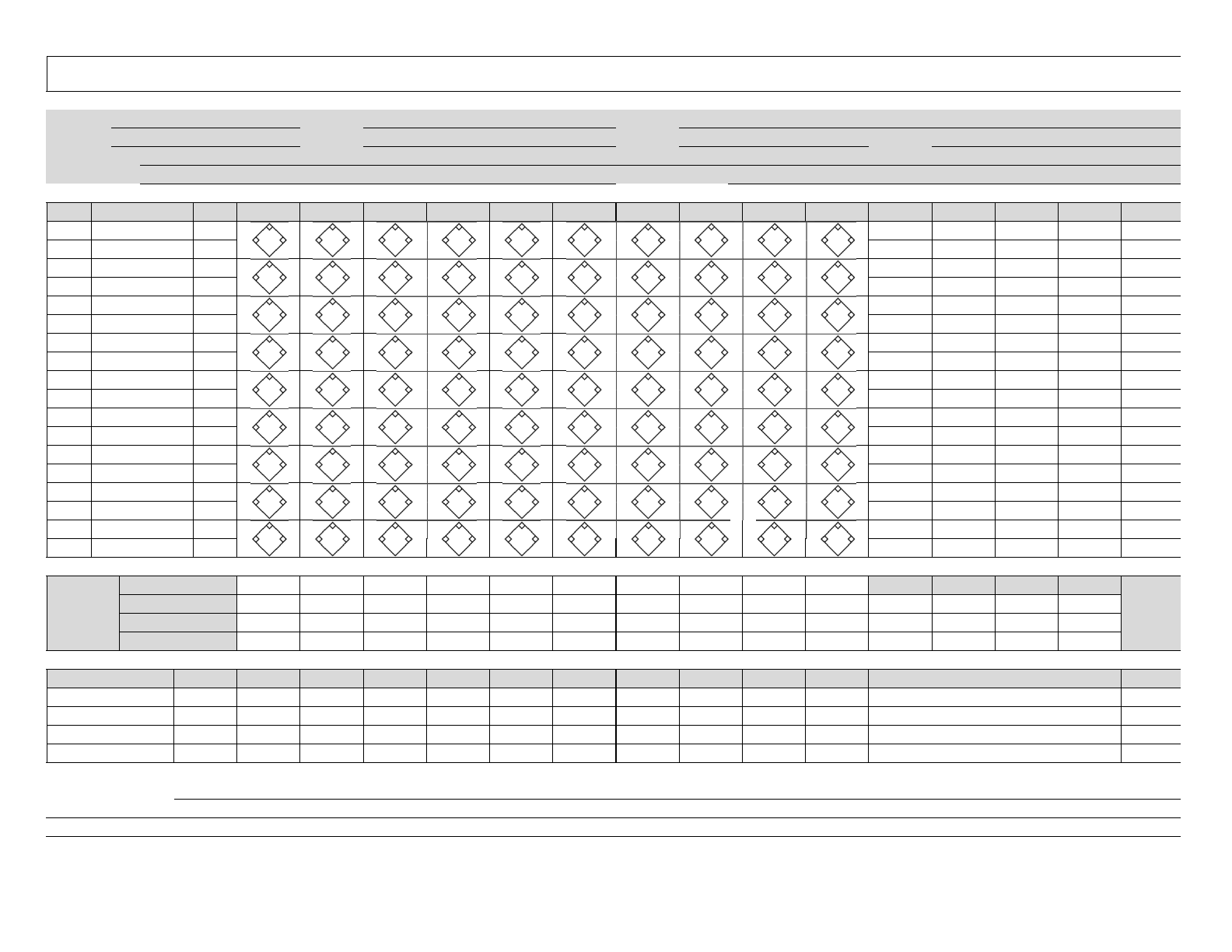 Baseball Scoresheet Example Edit Fill Sign Online Handypdf