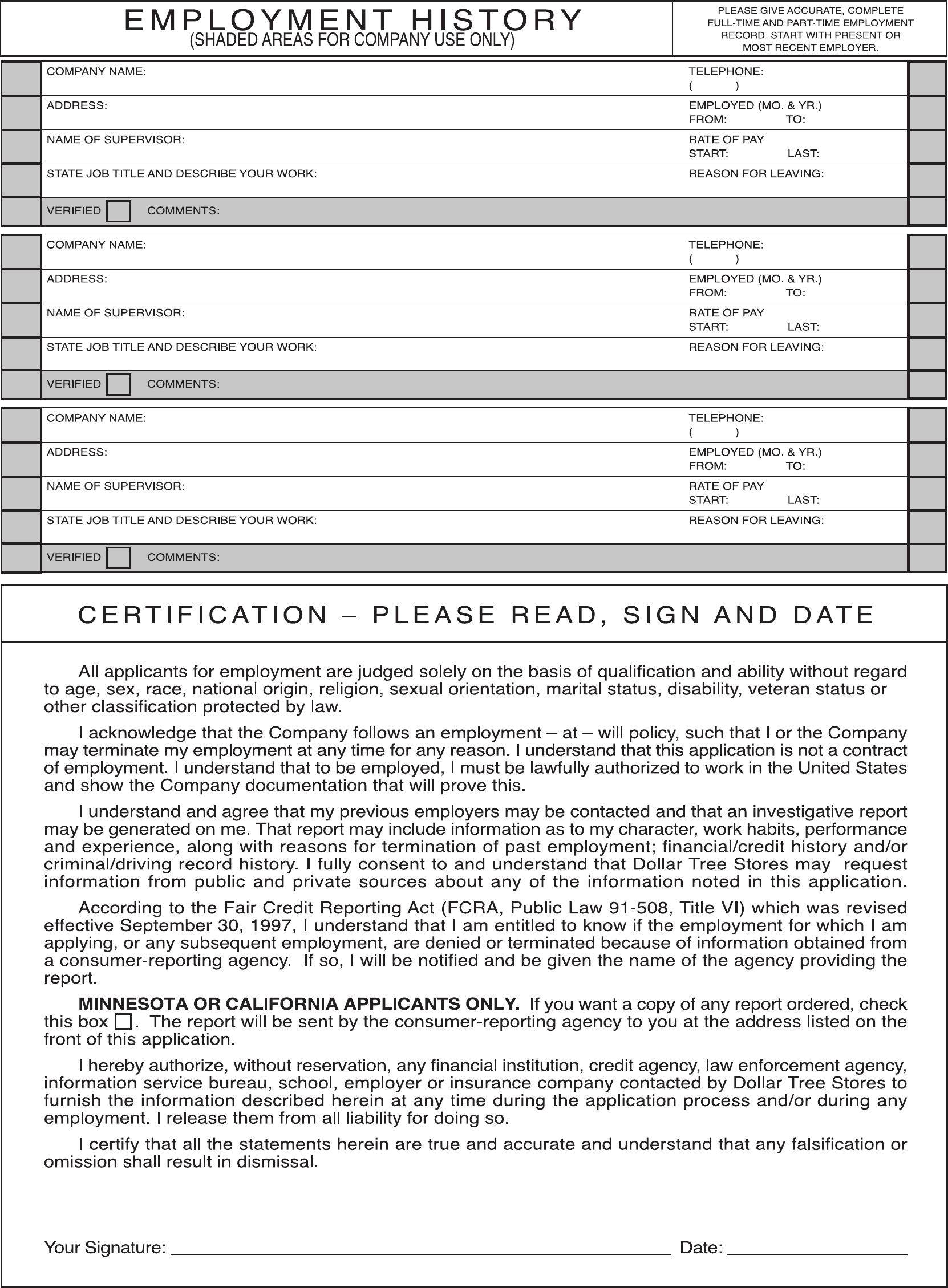 dollar-tree-application-for-employment-form-edit-fill-sign-online-handypdf