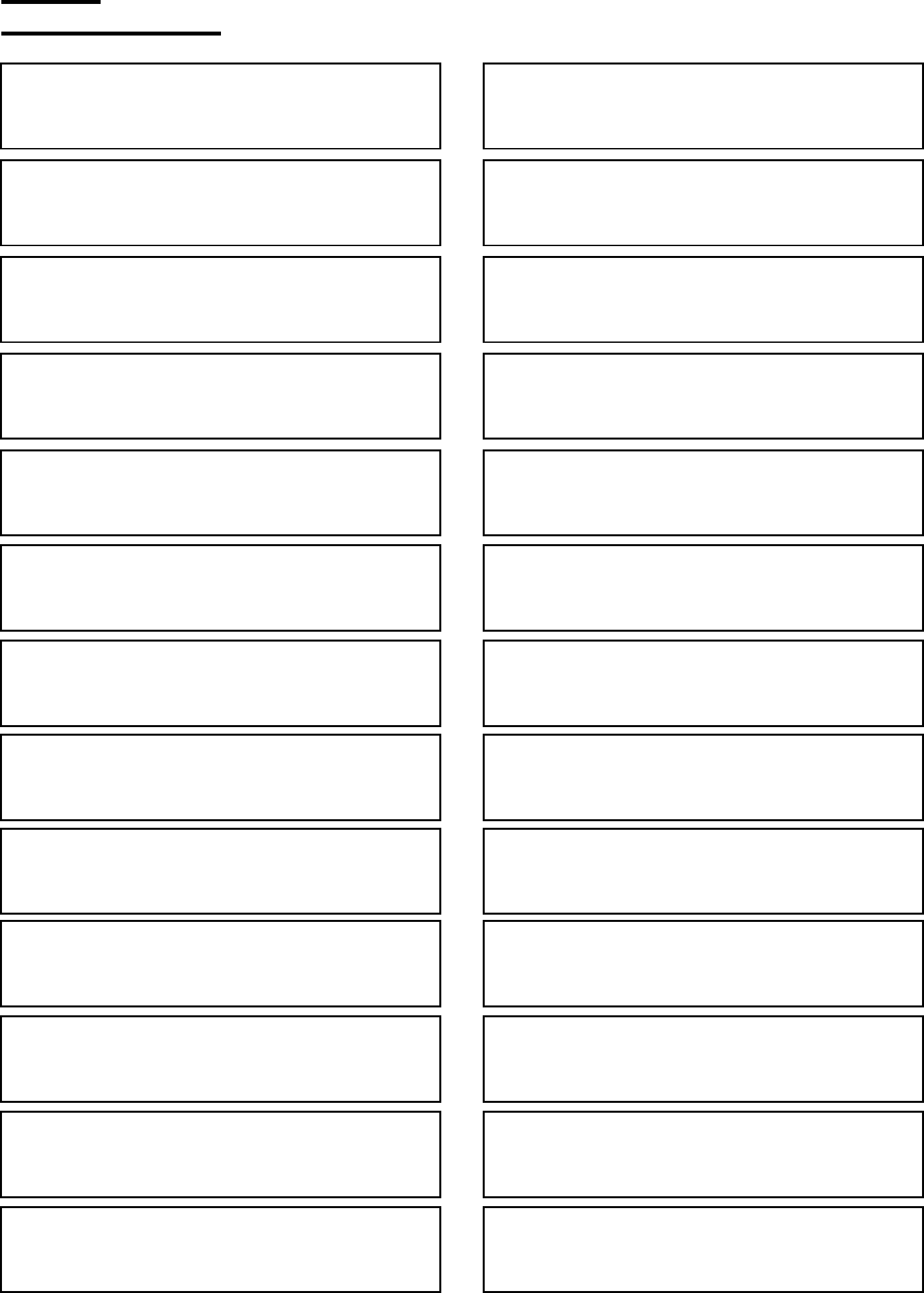 Bus Seating Chart Template