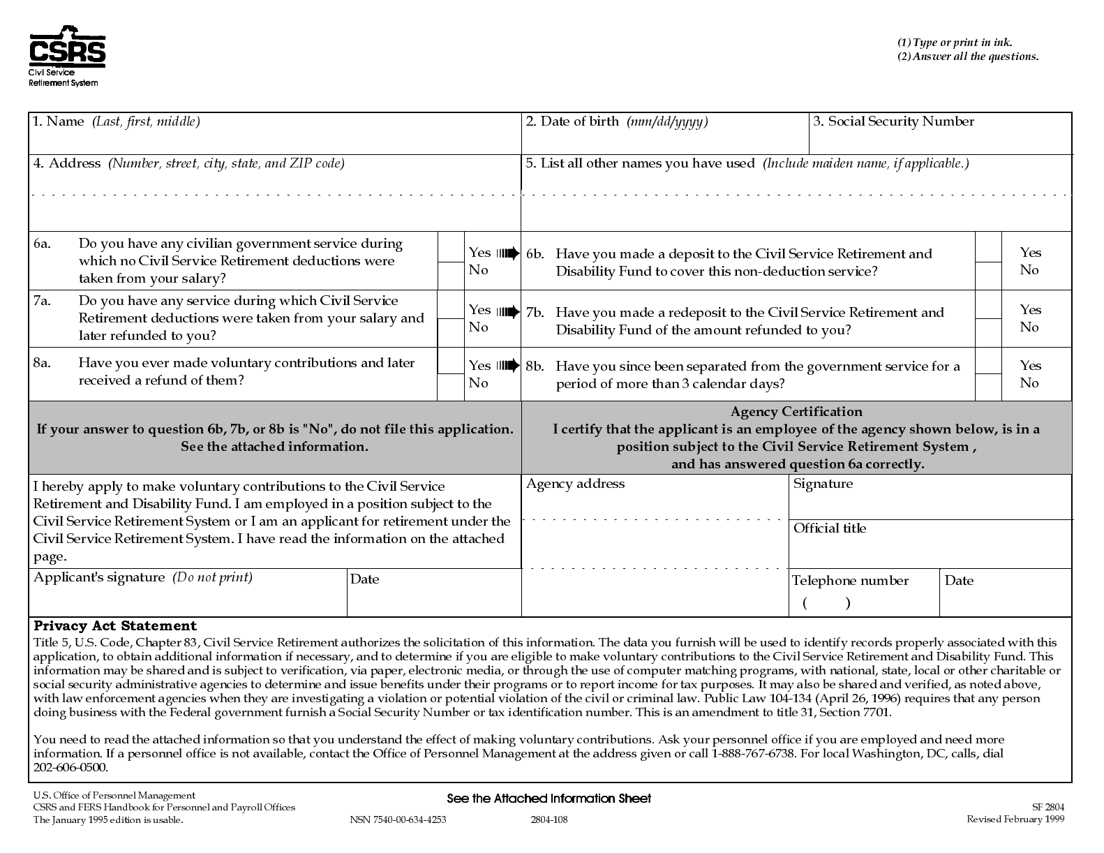 Sf2804 - Edit, Fill, Sign Online | Handypdf