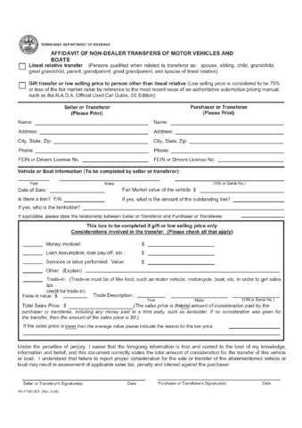 2022 Vehicle Transfer Form - Fillable, Printable PDF & Forms | Handypdf