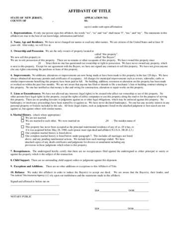affidavit handypdf forms