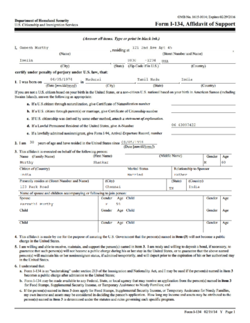 2024 Citizenship Affidavit Form - Fillable, Printable PDF & Forms ...