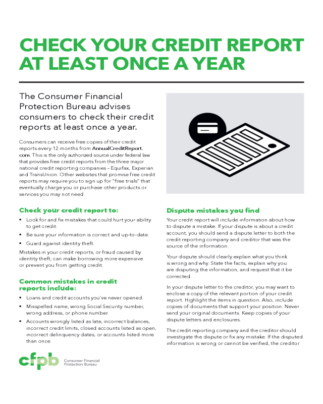 Annual Credit Report Guide