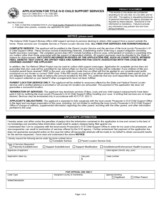 Indiana Child Support Worksheet Slidesharetrick