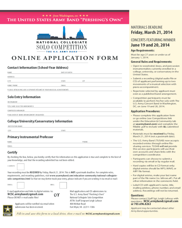 Army Online Application Form