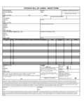 2024 Bill of Lading Form - Fillable, Printable PDF & Forms | Handypdf