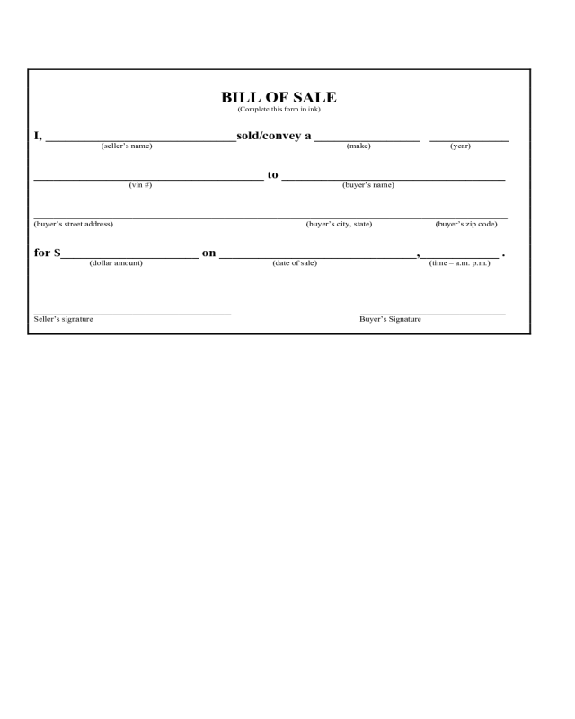 Bill Of Sale Form Iowa Edit Fill Sign Online Handypdf