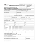 2022 Employment Verification Form  Fillable, Printable PDF & Forms