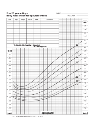 2024 BMI Chart - Fillable, Printable PDF & Forms | Handypdf