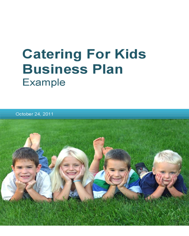 Catering for Kids Business Plan