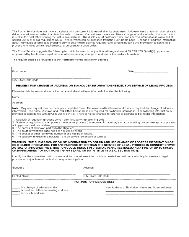 Ps Form 3575 Printable