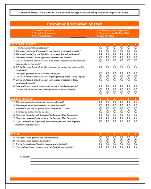 Customer Evaluation Form Fillable Printable Pdf Forms Handypdf The Best Porn Website 6376