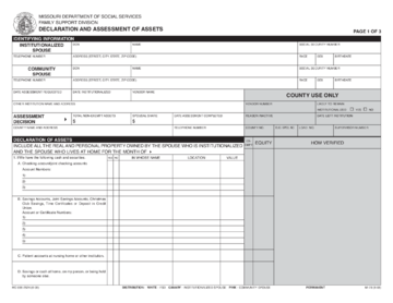 2025 Asset Declaration Form - Fillable, Printable PDF & Forms | Handypdf