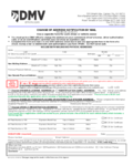 2023 DMV Change of Address Form - Fillable, Printable PDF & Forms