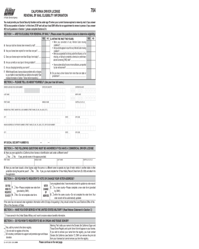 2022 Car Licence Renewal Form Fillable Printable Pdf And Forms Handypdf Porn Sex Picture 4912