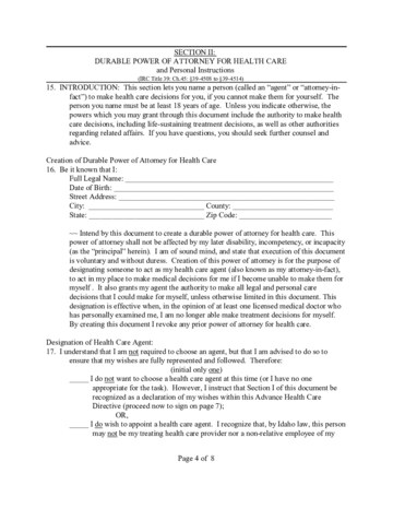 2024 Power of Attorney Form - Fillable, Printable PDF & Forms | Handypdf