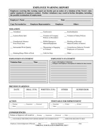 2024 Employee Write Up Form - Fillable, Printable PDF & Forms | Handypdf