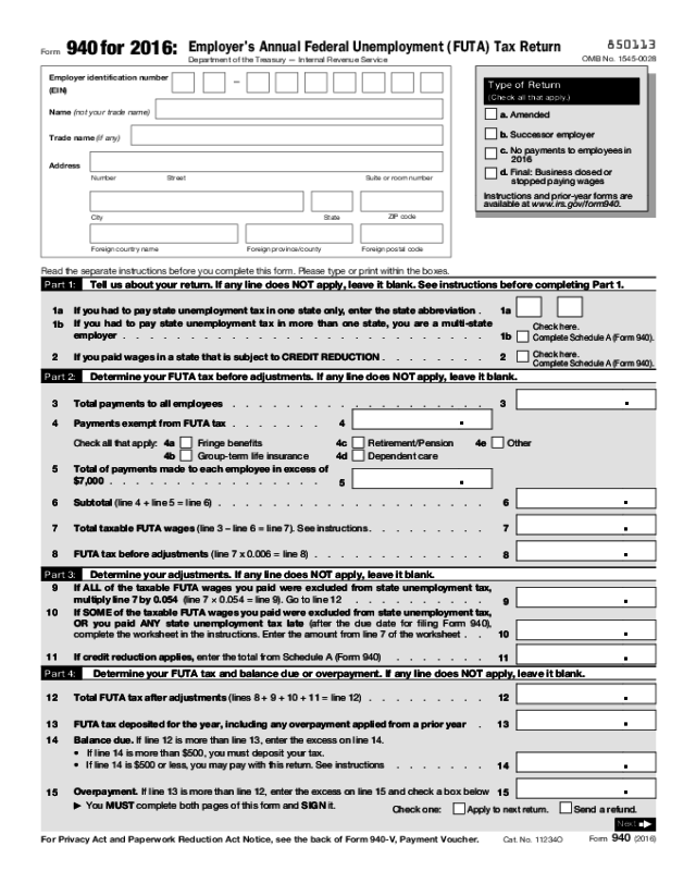 Form 940