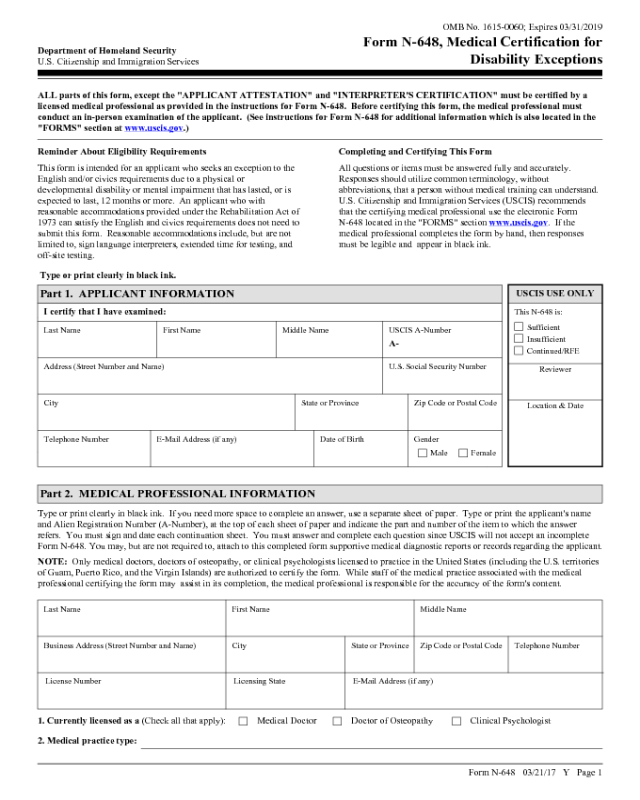 Form N-648