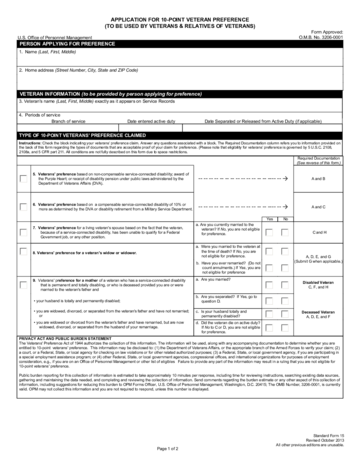 Form SF-15 - Edit, Fill, Sign Online | Handypdf