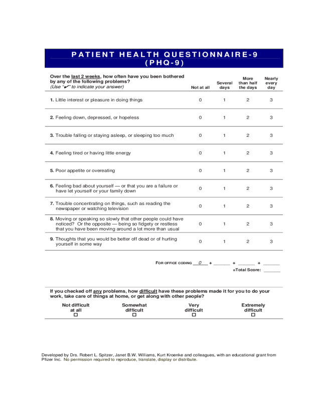 Health Questionnaire Form - Montana