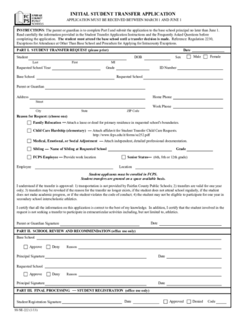 2024 School Transfer Form - Fillable, Printable PDF & Forms | Handypdf