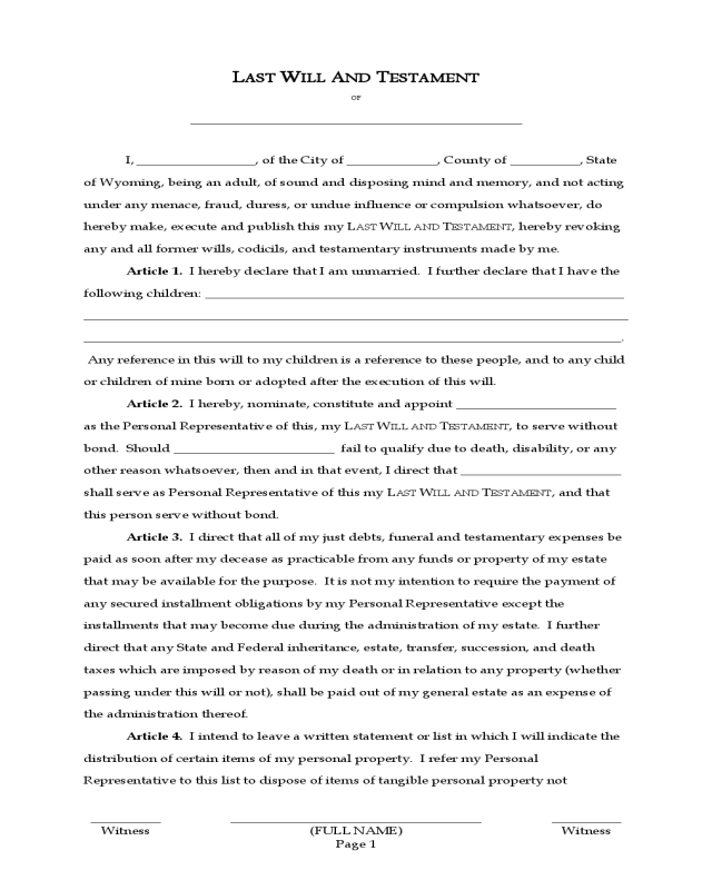 2021 Will And Trust Forms Fillable Printable Pdf Forms Handypdf