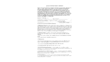 2024 Military Power Of Attorney Form Fillable Printable PDF Forms   Military General Power Of Attorney Form Page1 M 