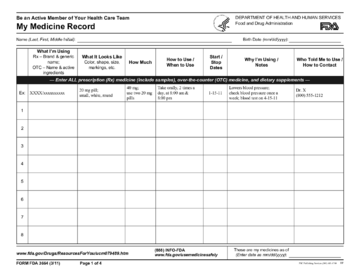 2024 Medical Record Form - Fillable, Printable PDF & Forms | Handypdf