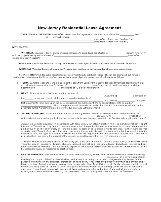 2020 residential lease agreement fillable printable pdf forms