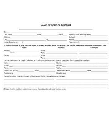 2024 Emergency Medical Form - Fillable, Printable Pdf & Forms 