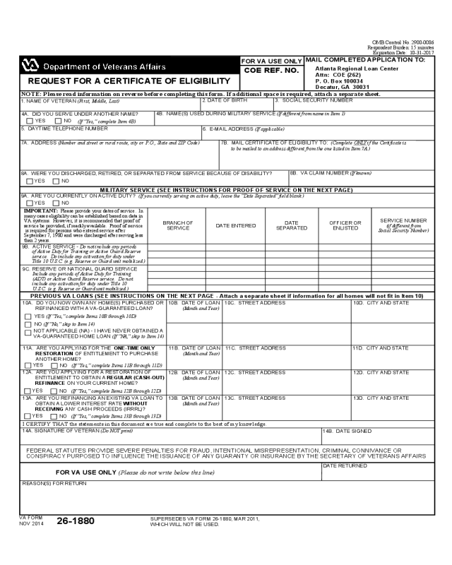 2024 Certificate Of Eligibility Form Fillable Printable Pdf And Forms