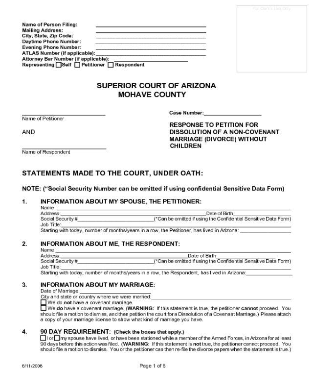 2022 response to divorce fillable printable pdf forms handypdf