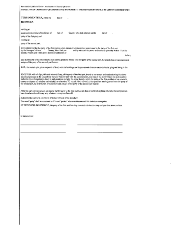 2024 Administrator S Deed Form Fillable Printable PDF Forms Handypdf   Sample Administrators Deed New York Page1 M 