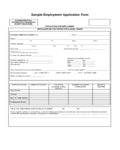 2025 Employee Application Form - Fillable, Printable PDF & Forms | Handypdf