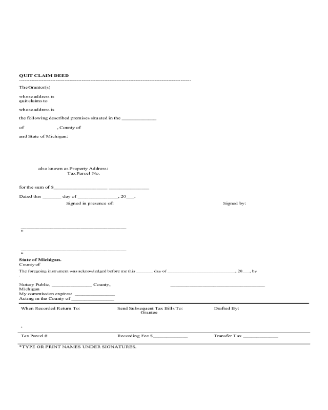 michigan-quit-claim-deed-sample-pdf-template